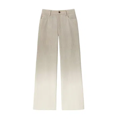 Lafayette 148 Dip Dye Ankle Wyckoff Jean In Hickory Multi In Gray