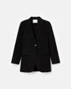 Lafayette 148 Double Face Wool Cashmere Jacket In Black