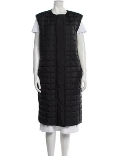Pre-owned Lafayette 148 Down Coat In Black