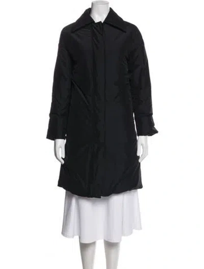 Pre-owned Lafayette 148 Down Coat In Black