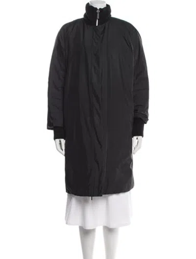 Pre-owned Lafayette 148 Down Coat In Grey
