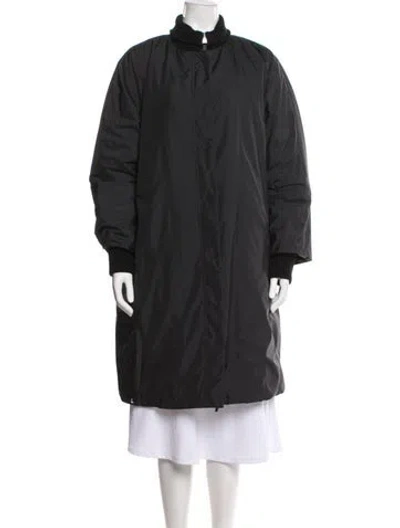 Pre-owned Lafayette 148 Down Coat W/ Tags In Gray