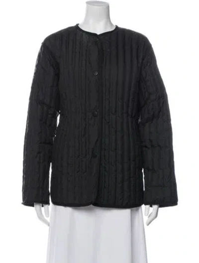 Pre-owned Lafayette 148 Down Jacket In Gray
