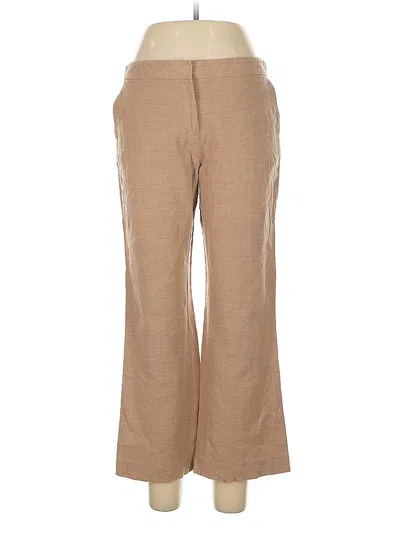 Pre-owned Lafayette 148 Dress Pants In Brown