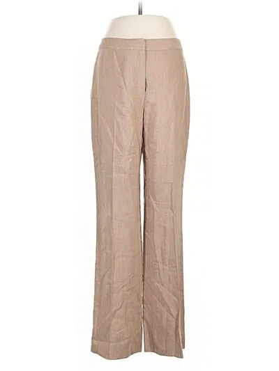Pre-owned Lafayette 148 Dress Pants In Brown