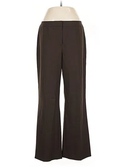 Pre-owned Lafayette 148 Dress Pants In Brown