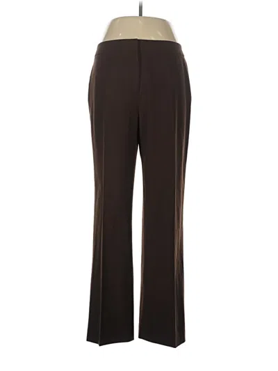 Pre-owned Lafayette 148 Dress Pants In Brown