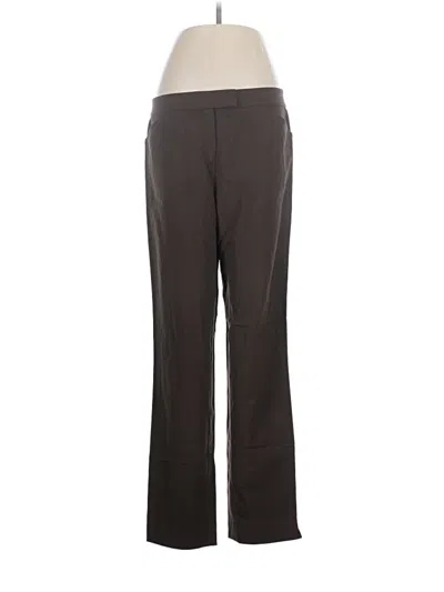 Pre-owned Lafayette 148 Dress Pants In Brown