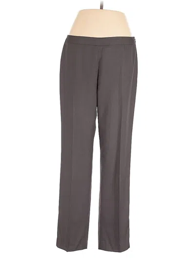 Pre-owned Lafayette 148 Dress Pants In Gray