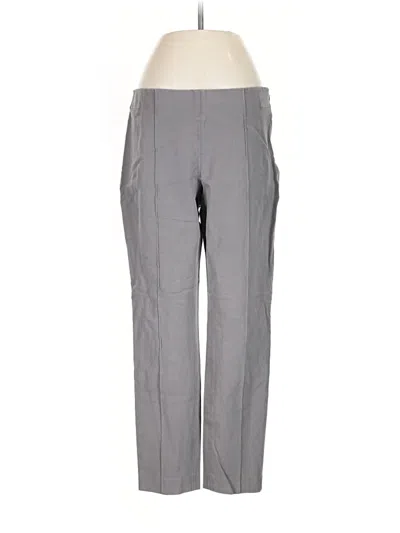 Pre-owned Lafayette 148 Dress Pants In Gray
