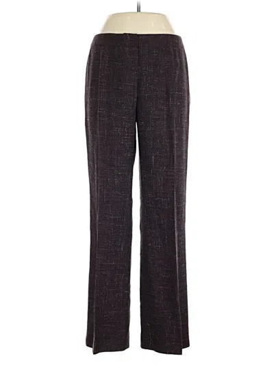 Pre-owned Lafayette 148 Dress Pants In Gray