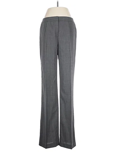Pre-owned Lafayette 148 Dress Pants In Gray
