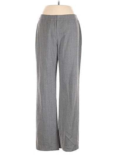 Pre-owned Lafayette 148 Dress Pants In Gray