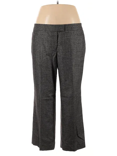 Pre-owned Lafayette 148 Dress Pants In Gray