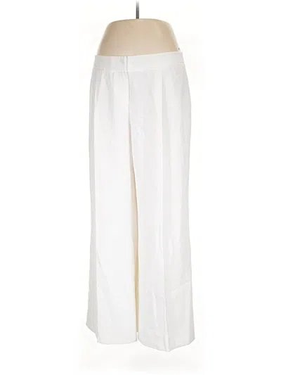 Pre-owned Lafayette 148 Dress Pants In Ivory