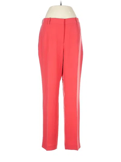 Pre-owned Lafayette 148 Dress Pants In Red