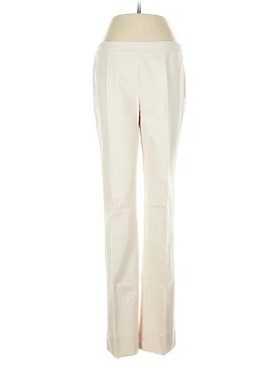 Pre-owned Lafayette 148 Dress Pants In White