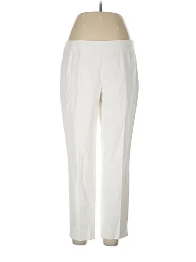 Pre-owned Lafayette 148 Dress Pants In White