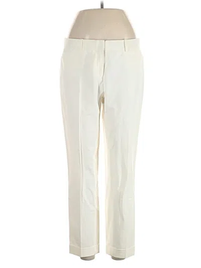 Pre-owned Lafayette 148 Dress Pants In White