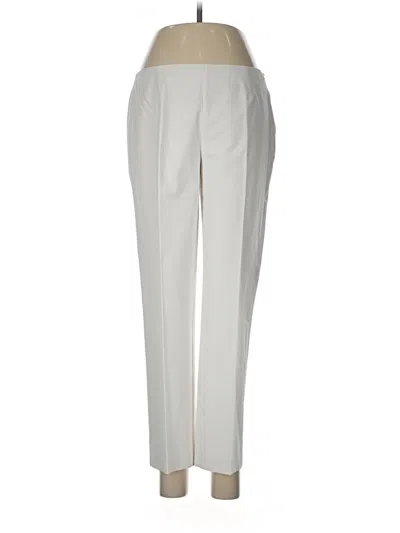 Pre-owned Lafayette 148 Dress Pants In White