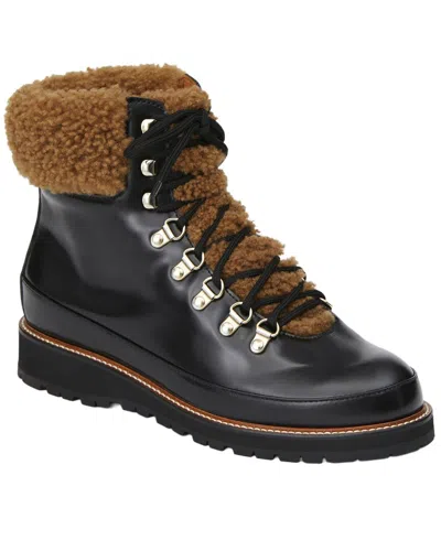 LAFAYETTE 148 ELSA LACE-UP LUG SOLE LEATHER BOOT