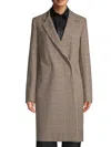 LAFAYETTE 148 EMMALYSE PLAID COAT IN MELBA MULTI