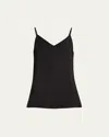 Lafayette 148 Eva Luxe Charmeuse Bias Tank