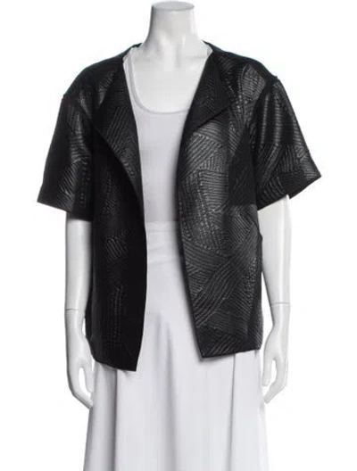 Pre-owned Lafayette 148 Evening Jacket In Black
