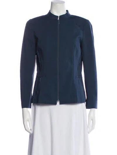 Pre-owned Lafayette 148 Evening Jacket In Blue