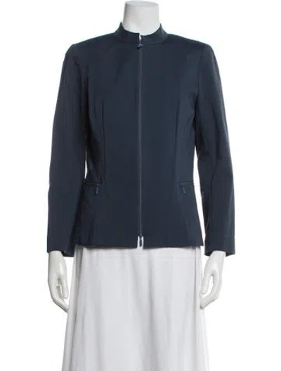 Pre-owned Lafayette 148 Evening Jacket In Blue