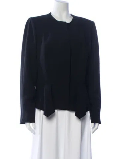 Pre-owned Lafayette 148 Evening Jacket In Blue