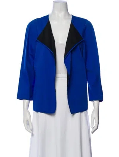 Pre-owned Lafayette 148 Evening Jacket In Blue