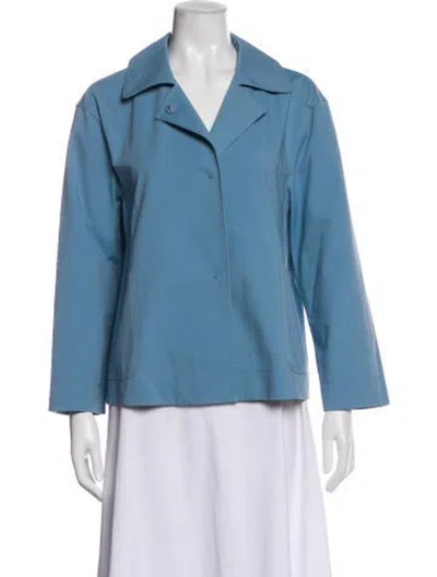 Pre-owned Lafayette 148 Evening Jacket In Blue