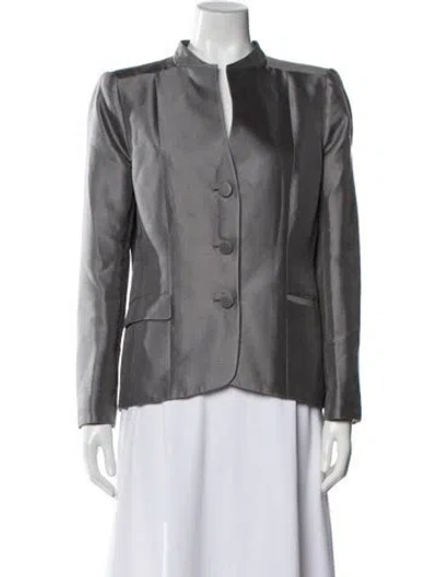 Pre-owned Lafayette 148 Evening Jacket In Gray
