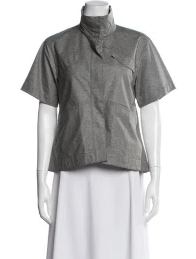 Pre-owned Lafayette 148 Evening Jacket In Gray