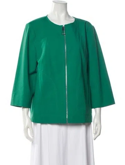 Pre-owned Lafayette 148 Evening Jacket In Green