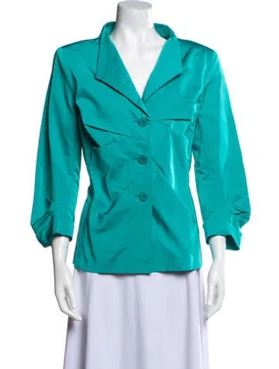 Pre-owned Lafayette 148 Evening Jacket In Green