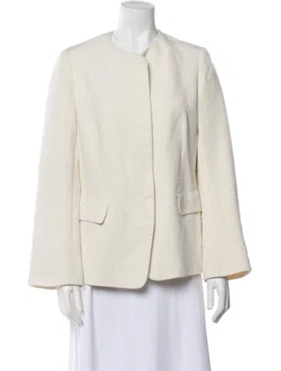 Pre-owned Lafayette 148 Evening Jacket In Neutral