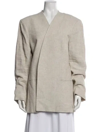 Pre-owned Lafayette 148 Evening Jacket In Neutral