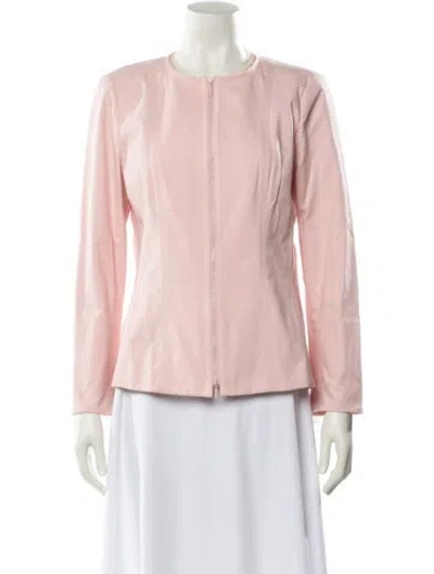 Pre-owned Lafayette 148 Evening Jacket In Pink