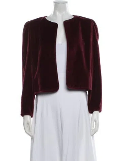 Pre-owned Lafayette 148 Evening Jacket W/ Tags In Burgundy