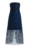 Lafayette 148 Fil Coupe Strapless Dress