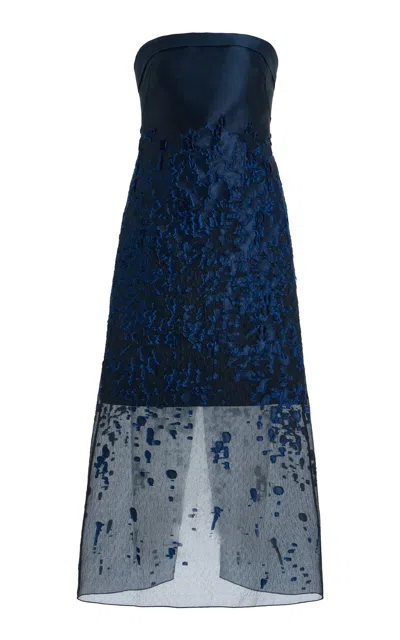 Lafayette 148 Fil Coupe Strapless Dress
