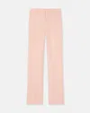 Lafayette 148 Finesse Crepe Gates Pant In Pink Dusk