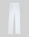 Lafayette 148 Finesse Crepe Gates Pant In White