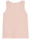 Lafayette 148 New York Finnley Silk Top In Pink