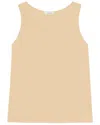 Lafayette 148 New York Finnley Silk Top In Sand