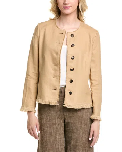 LAFAYETTE 148 FITTED LINEN JACKET