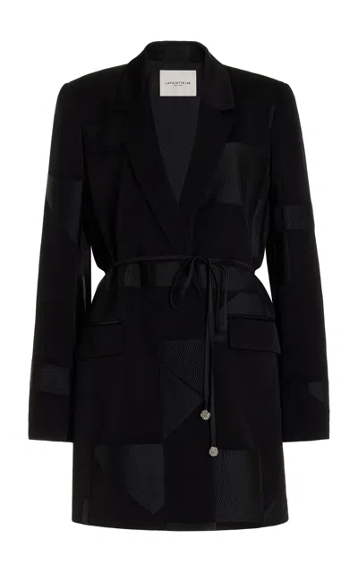 Lafayette 148 Floorplan Fil Coupé Blazer In Black