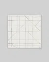 Lafayette 148 Floorplan Print Silk Twill Scarf In Beige